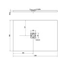 FLEXIA Duschwanne 130x90x3,5cm