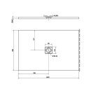 FLEXIA Duschwanne 140x90x3,5cm