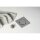 FLEXIA Gussmarmor-Duschwanne 90x90x3cm