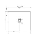 FLEXIA Duschwanne 120x100x3,5cm