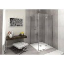 FLEXIA Gussmarmor-Duschwanne 100x100x3cm