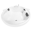 Badewanne Zenpool Model Fiona Eck, 186x186cm, RAL Farbe nach Wunsch