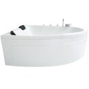 Raumspar-Badewanne Zenpool Model Amira, 180x130cm LINKS, RAL Farbe nach Wunsch