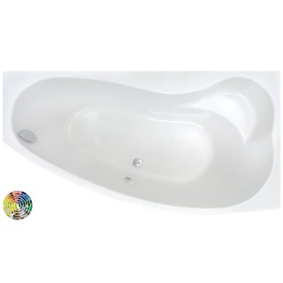 Raumspar-Badewanne Zenpool Model Marlene, 160x90cm RECHTS, RAL Farbe nach Wunsch
