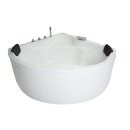 Eck-Badewanne Zenpool Model Sophia, 149x149cm, RAL Farbe nach Wunsch