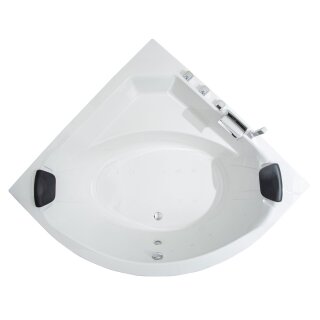 Eck-Badewanne Zenpool Model Susanne, 155x155cm, RAL Farbe nach Wunsch
