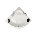 Eck-Badewanne Zenpool Model Carol, 130x130cm, RAL Farbe...
