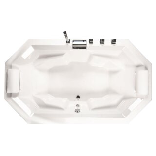 Achteck-Badewanne Zenpool Model Maja, 200x115cm, RAL Farbe nach Wunsch