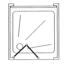 mit Echtglas-Gleitklapptür