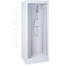 Grumbach Fertigdusche STANDARD 80x80cm, Boiler und Pumpe...