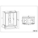 Badsanitaer Komplettdusche Puna 85x170cm