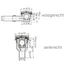 HSK MARMOR-POLYMER-DUSCHWANNE Quadrat 90x90cm, plan