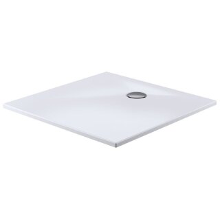 HSK MARMOR-POLYMER-DUSCHWANNE Quadrat 80x80cm, plan