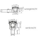 HSK ACRYL-DUSCHWANNE Quadrat 120x120cm, plan