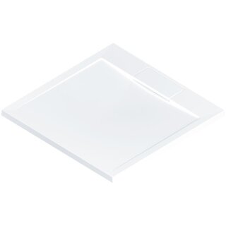 HSK MARMOR-POLYMER-DUSCHWANNE Quadrat 90x90cm, Randablauf
