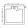 HSK MARMOR-POLYMER-DUSCHWANNE Quadrat 100x100cm, Randablauf