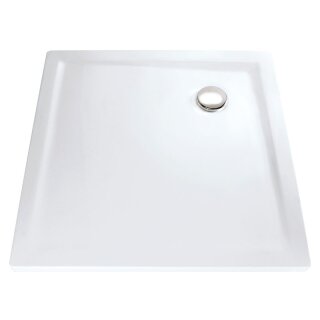 HSK MARMOR-POLYMER-DUSCHWANNE Quadrat 100x100cm, super-flach