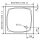 HSK ACRYL-DUSCHWANNE Quadrat 90x90cm, flach