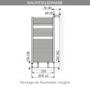 Raumteiler Montageset weiss